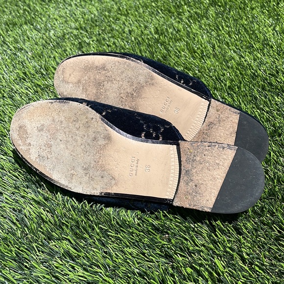 Gucci velvet loafers - Picture 4 of 6